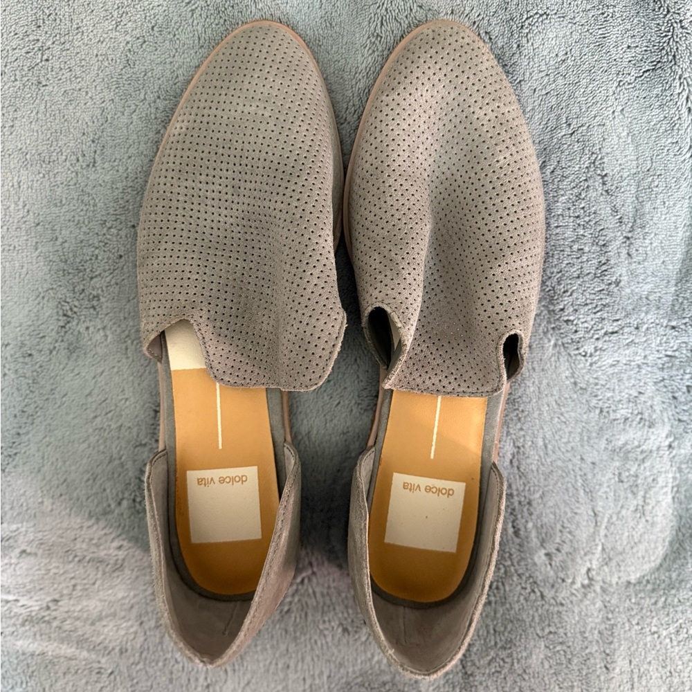 BRAND NEW Dolce Vita Perforated Suede Flats